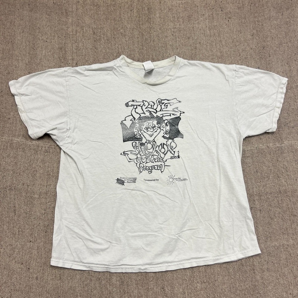 Vintage True Hip Hop Culture Program Shirt Mens XXL White 2000s